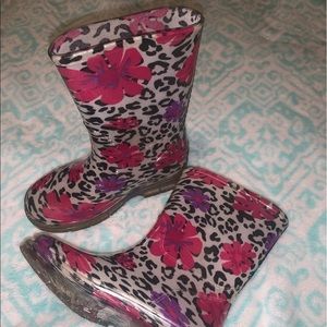 Toddler girl rain boots size 9